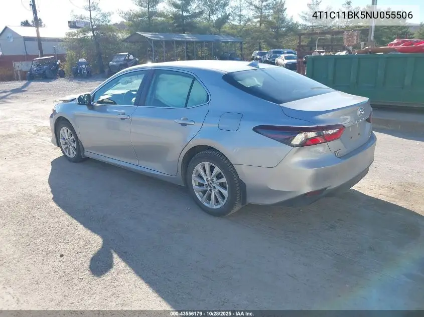 4T1C11BK5NU055506 2022 Toyota Camry Le Awd
