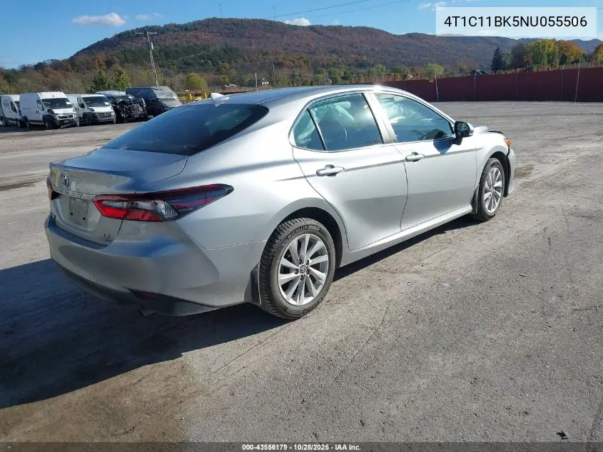 4T1C11BK5NU055506 2022 Toyota Camry Le Awd