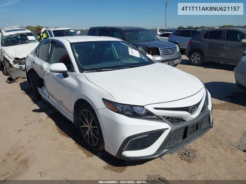 4T1T11AK8NU621157 2022 Toyota Camry Se