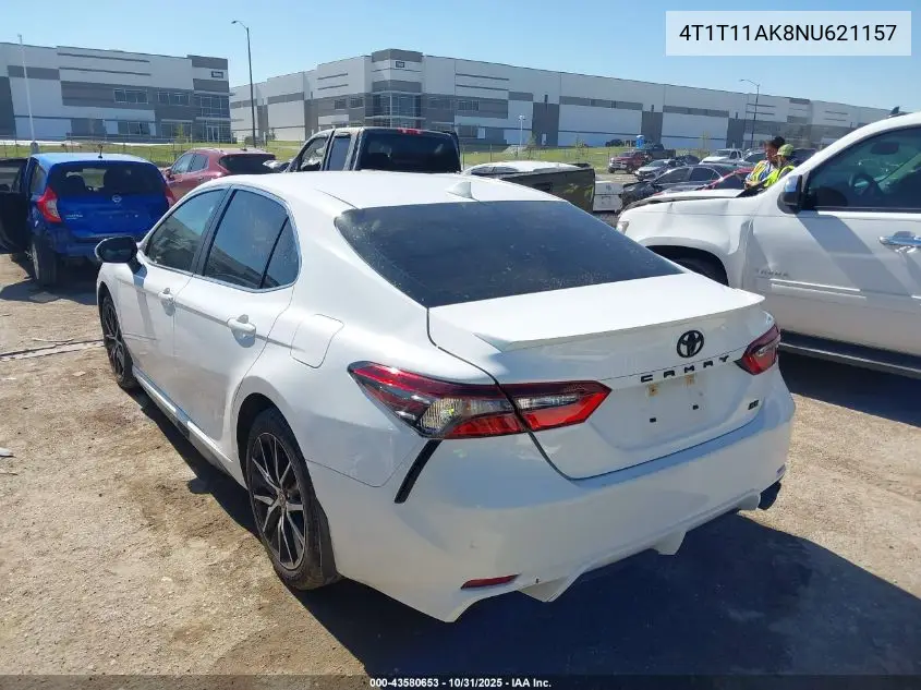 4T1T11AK8NU621157 2022 Toyota Camry Se