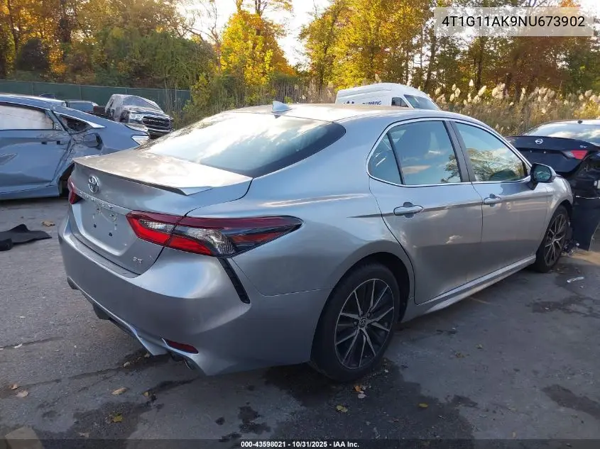 4T1G11AK9NU673902 2022 Toyota Camry Se