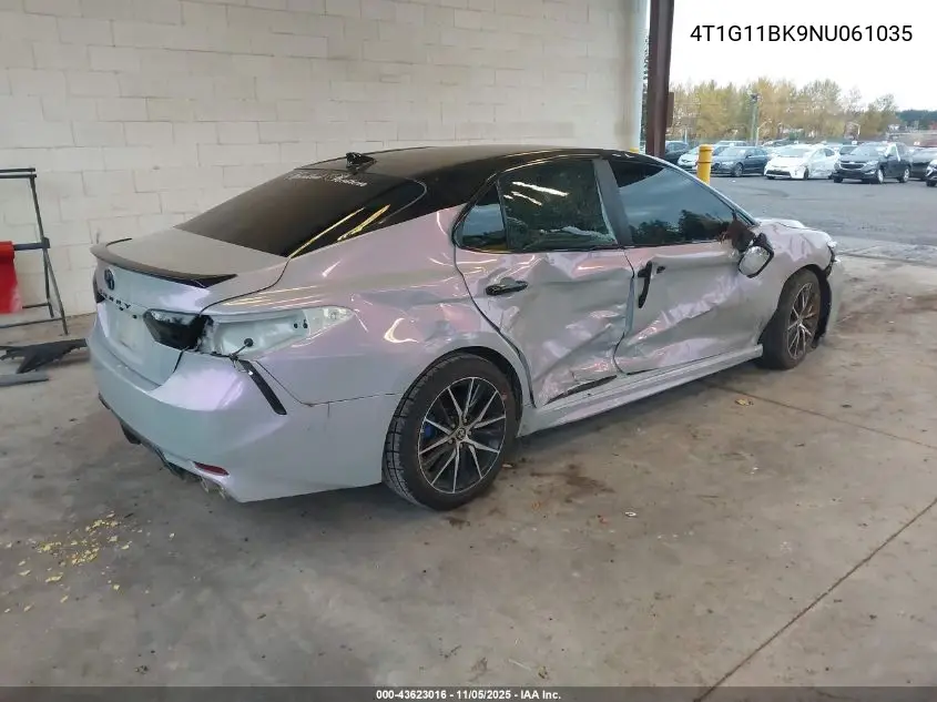4T1G11BK9NU061035 2022 Toyota Camry Se Awd