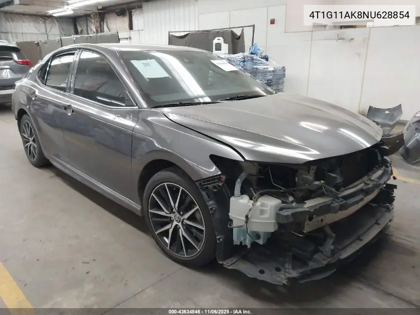 4T1G11AK8NU628854 2022 Toyota Camry Se