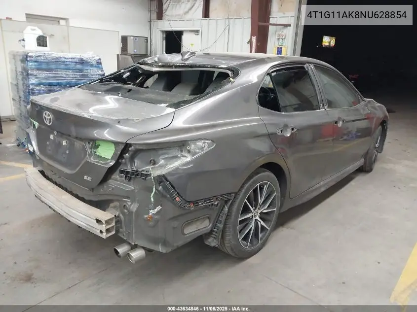 4T1G11AK8NU628854 2022 Toyota Camry Se
