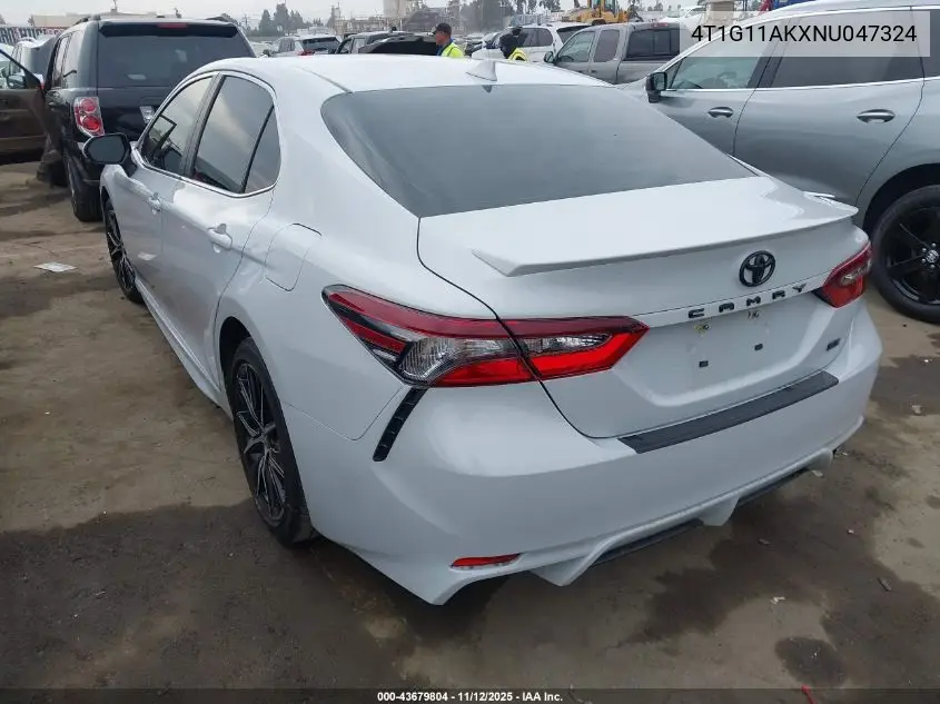 4T1G11AKXNU047324 2022 Toyota Camry Se