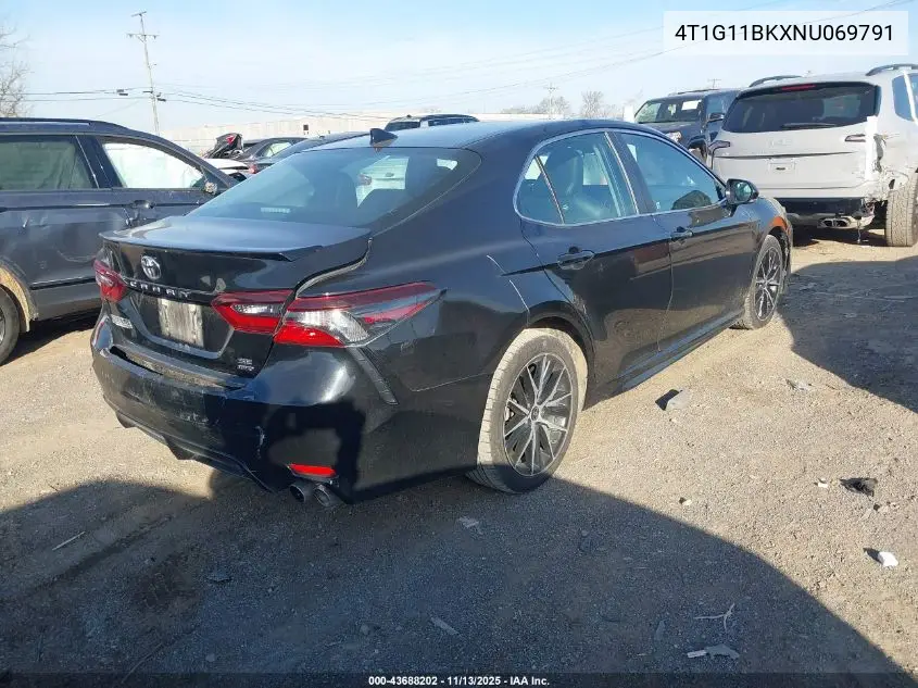 4T1G11BKXNU069791 2022 Toyota Camry Se Awd
