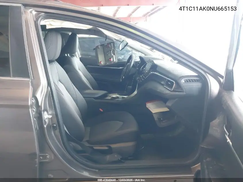 4T1C11AK0NU665153 2022 Toyota Camry Le