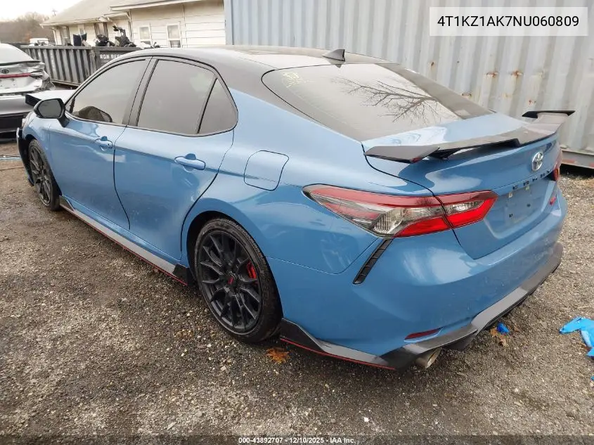 4T1KZ1AK7NU060809 2022 Toyota Camry Trd