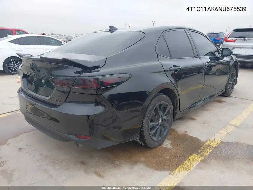 4T1C11AK6NU675539 2022 Toyota Camry Le