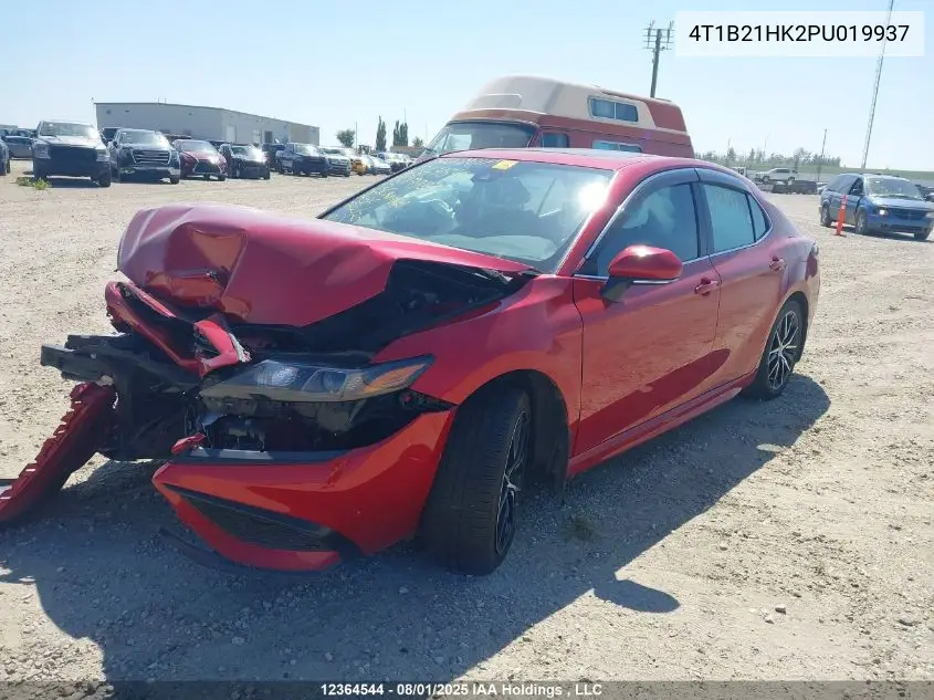 4T1B21HK2PU019937 2023 Toyota Camry Hybrid Se