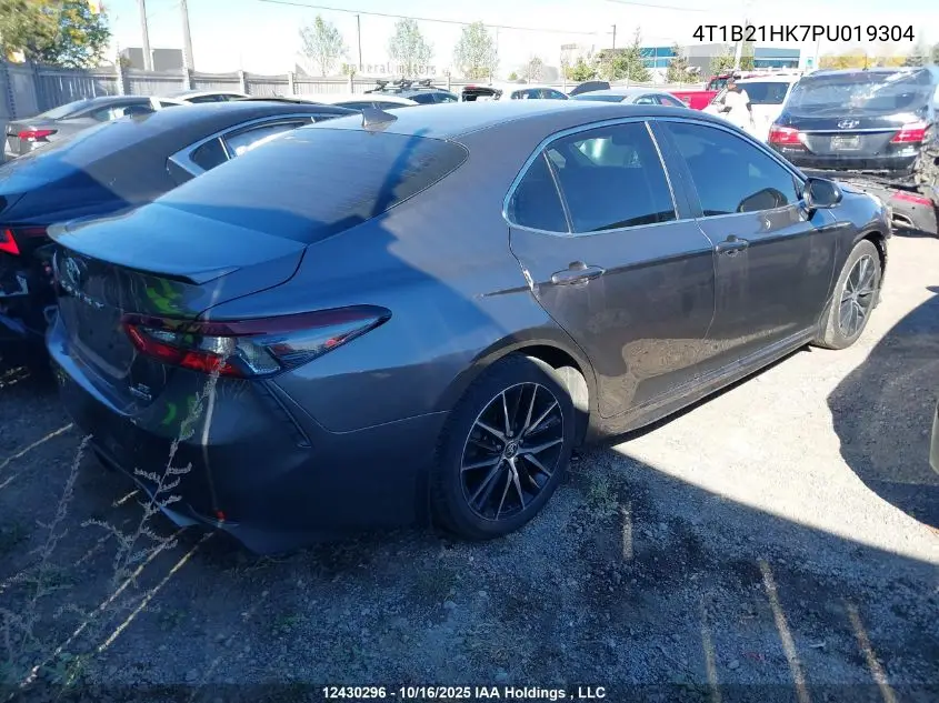 4T1B21HK7PU019304 2023 Toyota Camry Hybrid Se