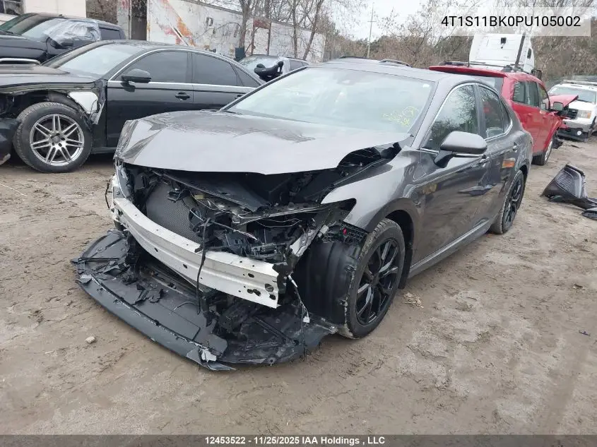 4T1S11BK0PU105002 2023 Toyota Camry Se