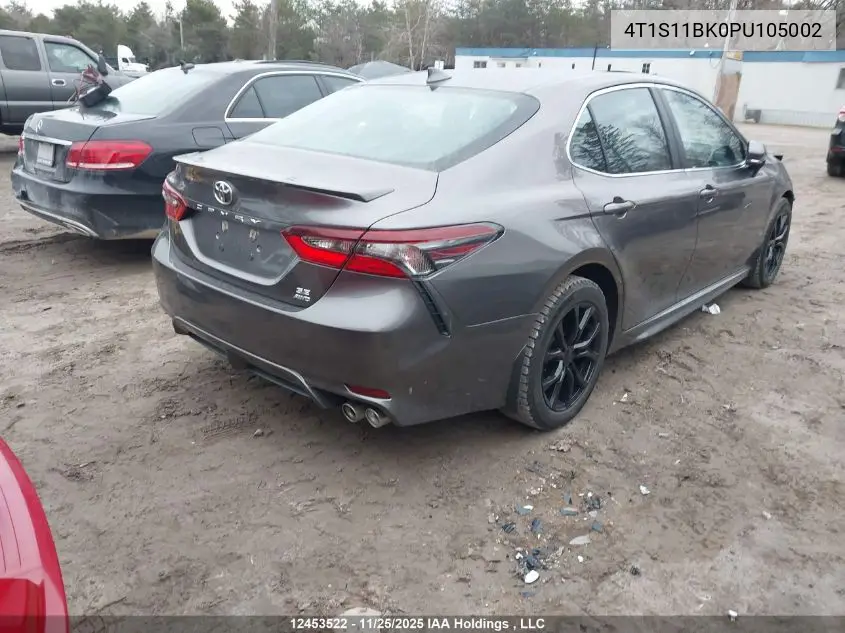 4T1S11BK0PU105002 2023 Toyota Camry Se