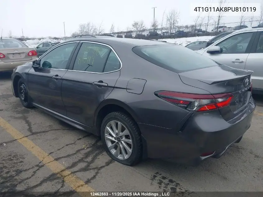 4T1G11AK8PU810119 2023 Toyota Camry Se