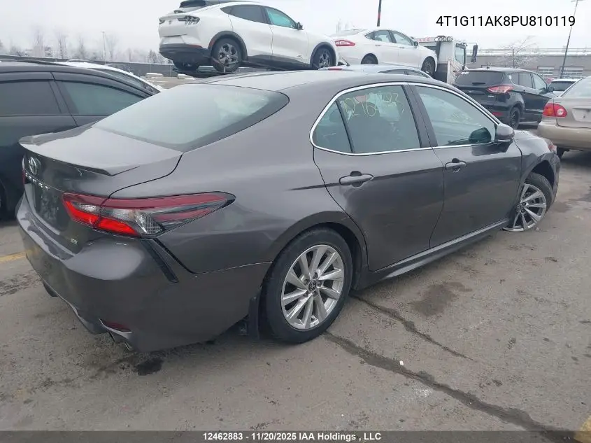 4T1G11AK8PU810119 2023 Toyota Camry Se