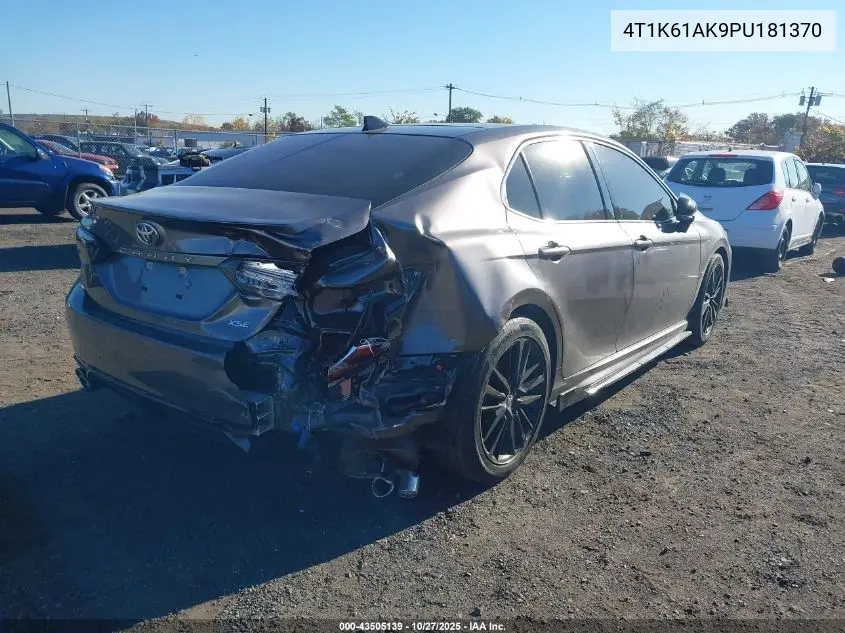 4T1K61AK9PU181370 2023 Toyota Camry Xse