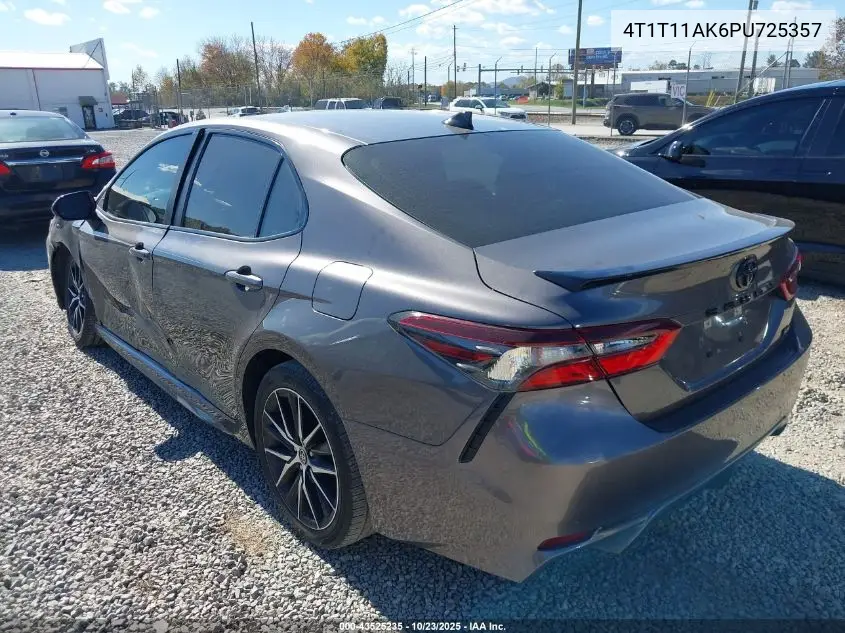4T1T11AK6PU725357 2023 Toyota Camry Se