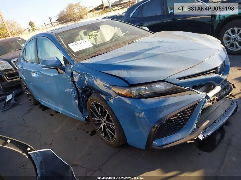 4T1S31AK4PU059198 2023 Toyota Camry Se Hybrid