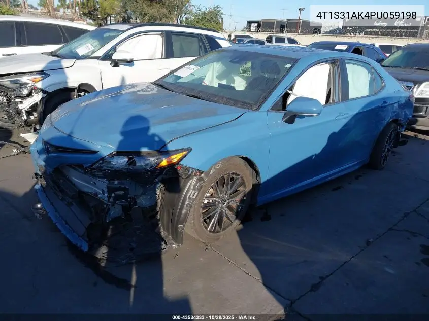 4T1S31AK4PU059198 2023 Toyota Camry Se Hybrid