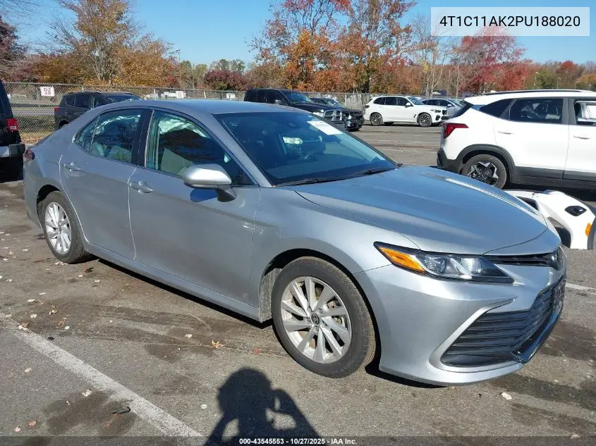 4T1C11AK2PU188020 2023 Toyota Camry Le
