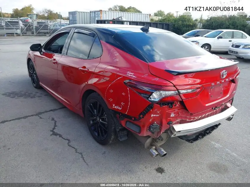 4T1KZ1AK0PU081844 2023 Toyota Camry Xse V6
