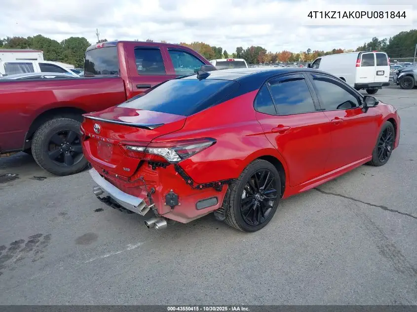 4T1KZ1AK0PU081844 2023 Toyota Camry Xse V6