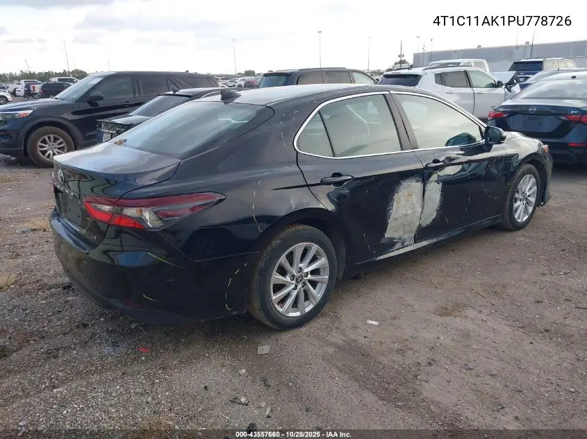 4T1C11AK1PU778726 2023 Toyota Camry Le