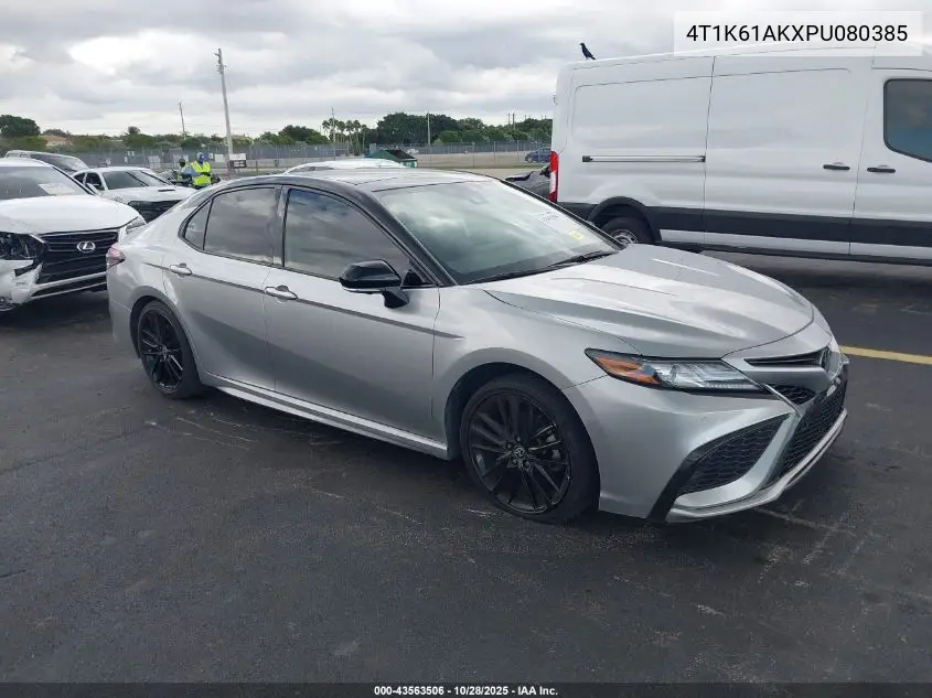 4T1K61AKXPU080385 2023 Toyota Camry Xse