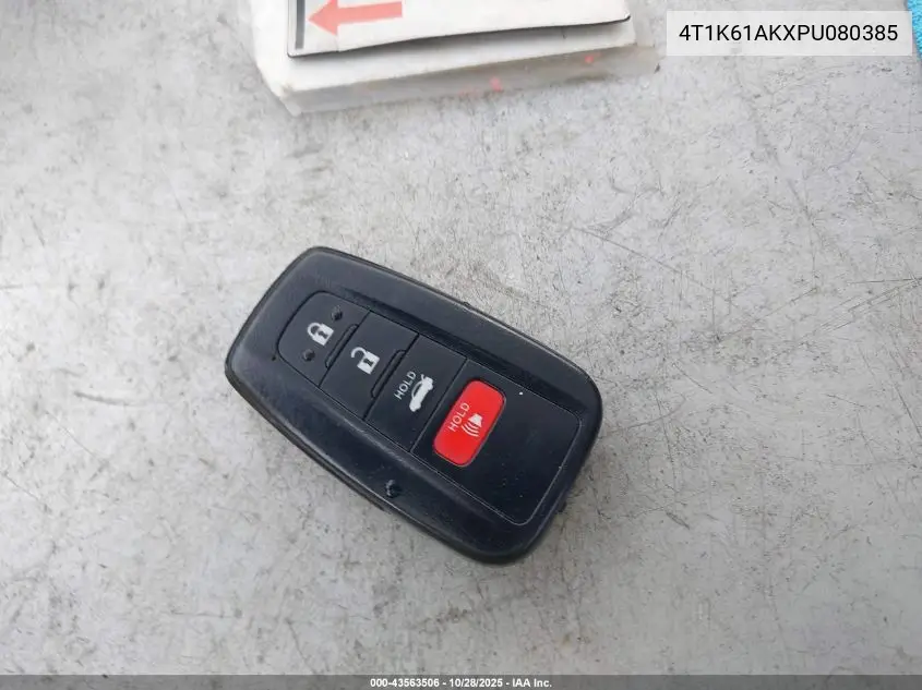 4T1K61AKXPU080385 2023 Toyota Camry Xse