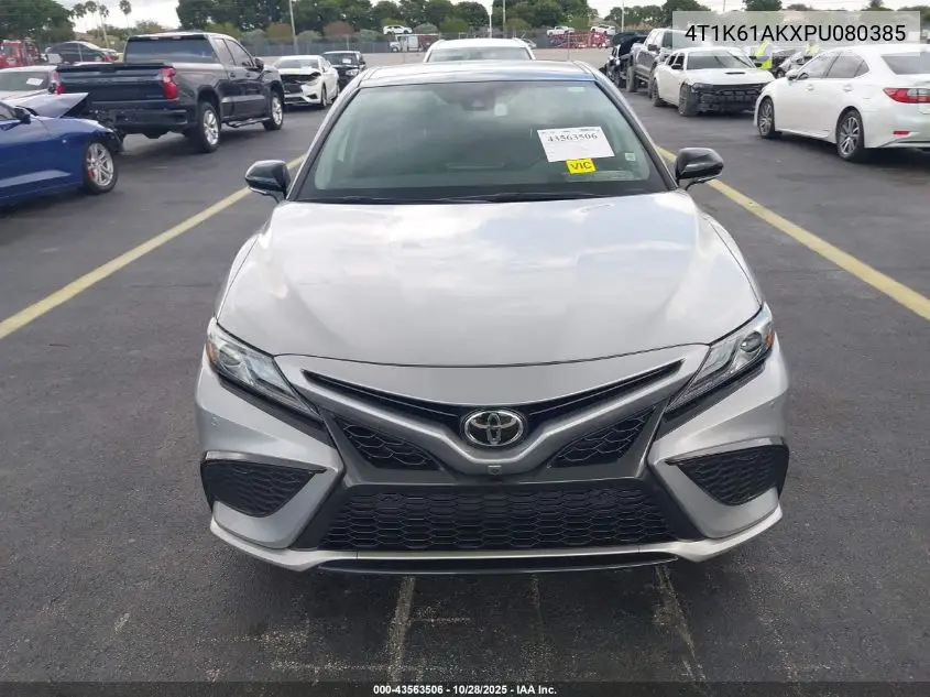 4T1K61AKXPU080385 2023 Toyota Camry Xse