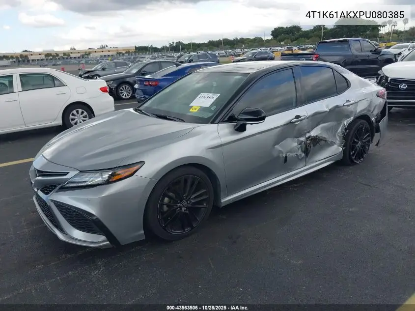 4T1K61AKXPU080385 2023 Toyota Camry Xse
