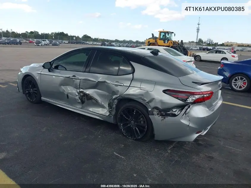 4T1K61AKXPU080385 2023 Toyota Camry Xse