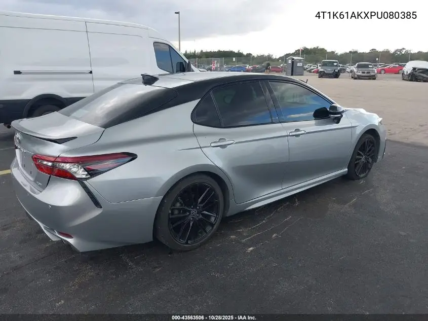 4T1K61AKXPU080385 2023 Toyota Camry Xse