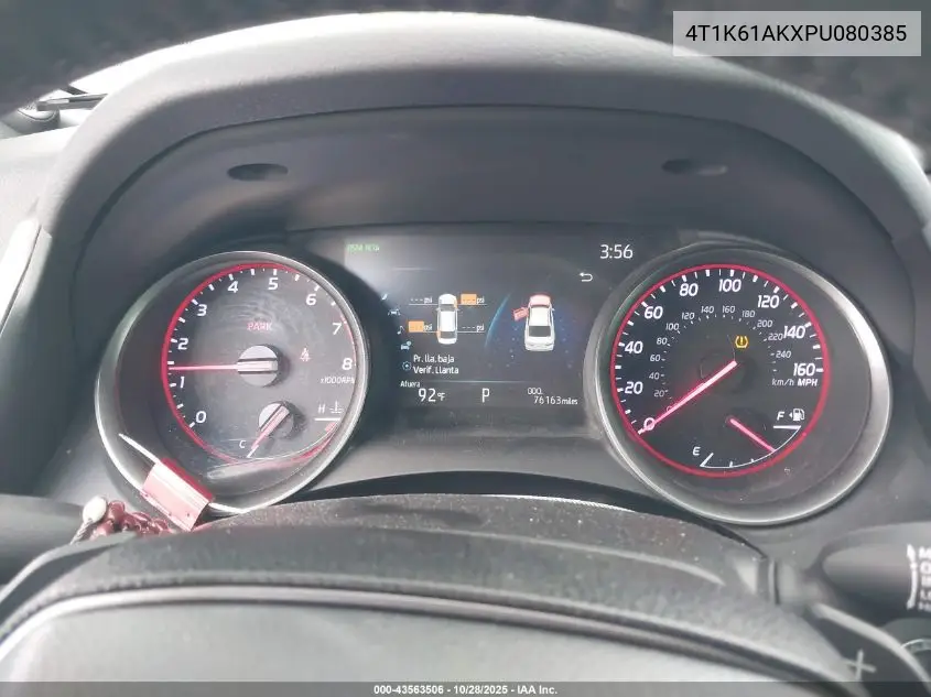 4T1K61AKXPU080385 2023 Toyota Camry Xse