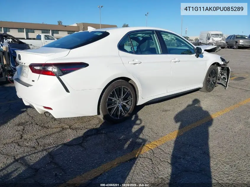4T1G11AK0PU085289 2023 Toyota Camry Se