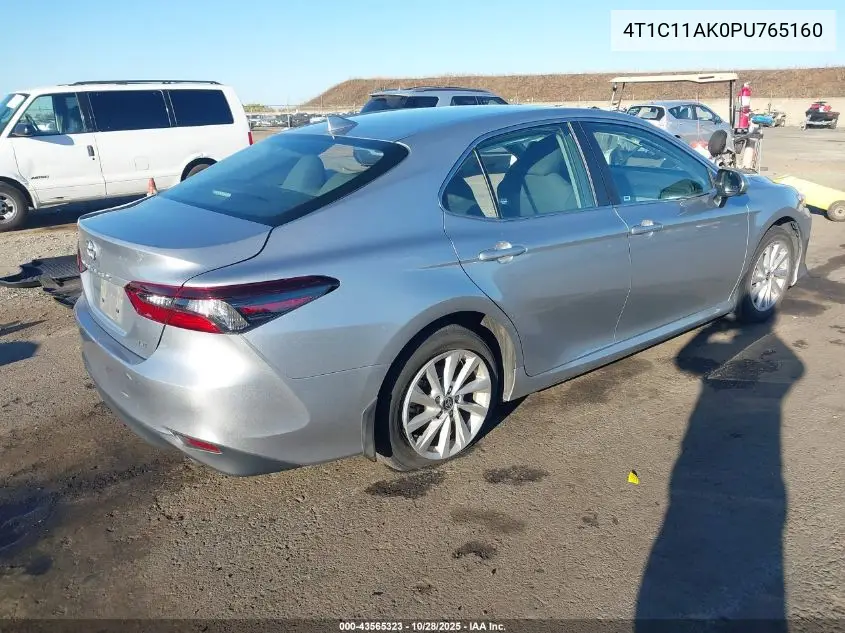 4T1C11AK0PU765160 2023 Toyota Camry Le