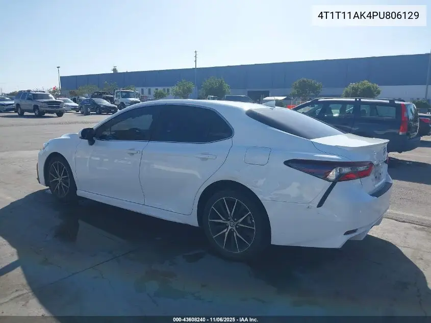 4T1T11AK4PU806129 2023 Toyota Camry Se