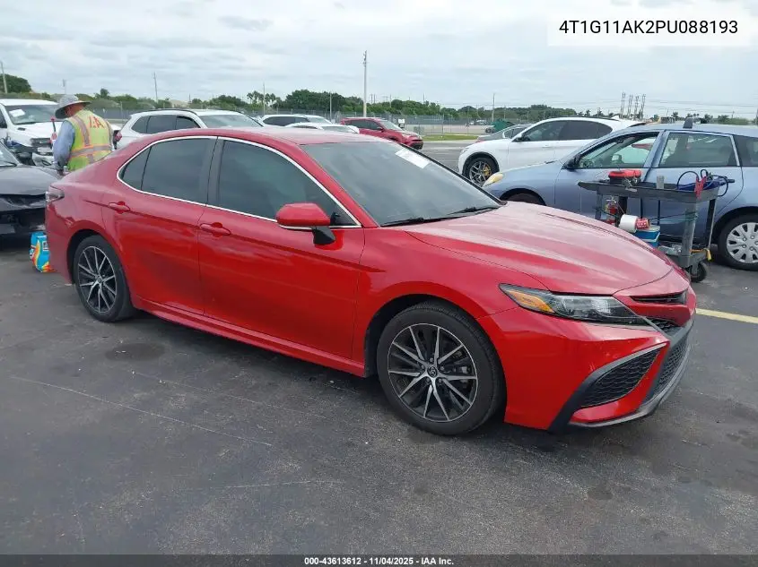 4T1G11AK2PU088193 2023 Toyota Camry Se