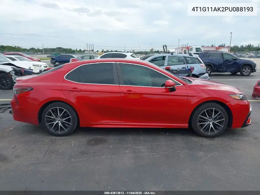 4T1G11AK2PU088193 2023 Toyota Camry Se