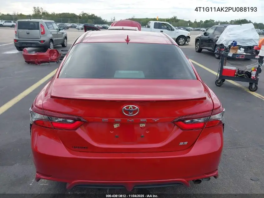 4T1G11AK2PU088193 2023 Toyota Camry Se