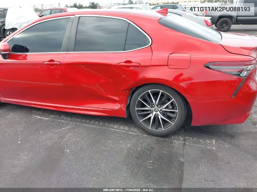 4T1G11AK2PU088193 2023 Toyota Camry Se