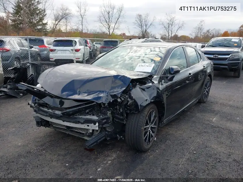 4T1T11AK1PU753275 2023 Toyota Camry Se