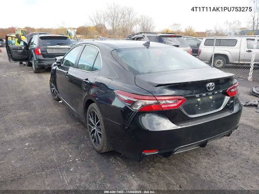 4T1T11AK1PU753275 2023 Toyota Camry Se