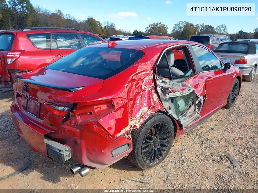 4T1G11AK1PU090520 2023 Toyota Camry Se