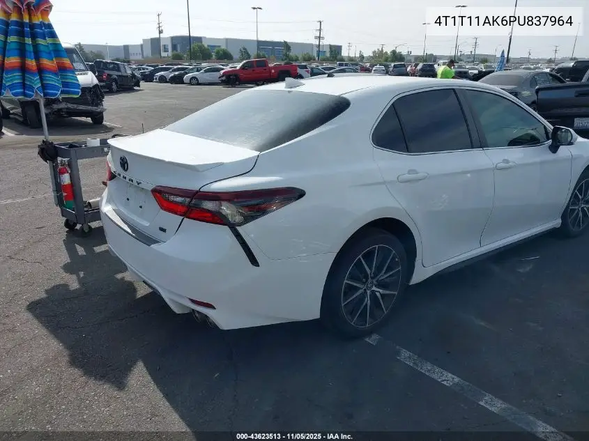 4T1T11AK6PU837964 2023 Toyota Camry Se