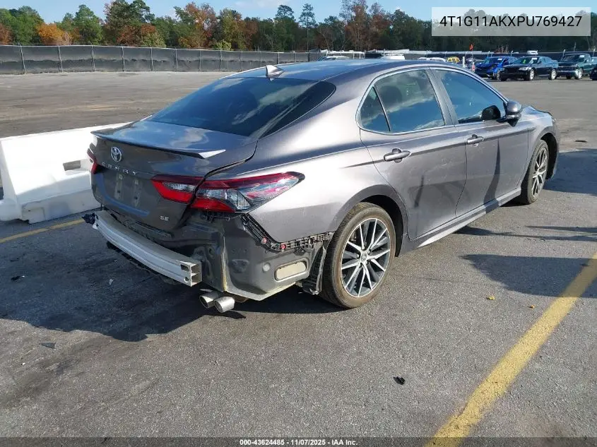 4T1G11AKXPU769427 2023 Toyota Camry Se