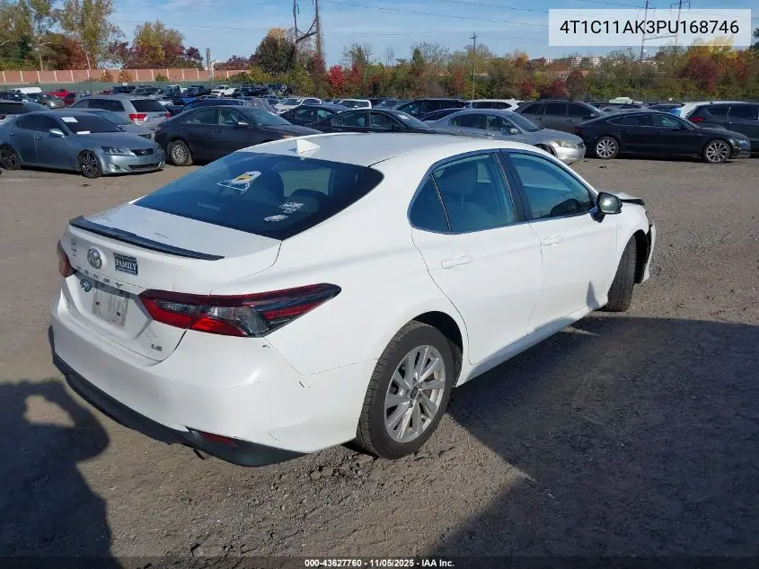 4T1C11AK3PU168746 2023 Toyota Camry Le