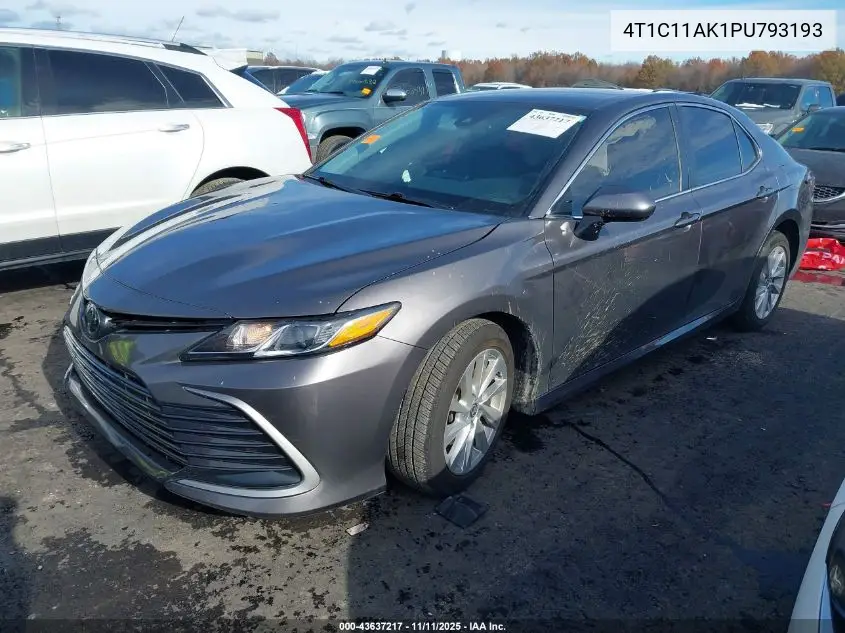 4T1C11AK1PU793193 2023 Toyota Camry Le