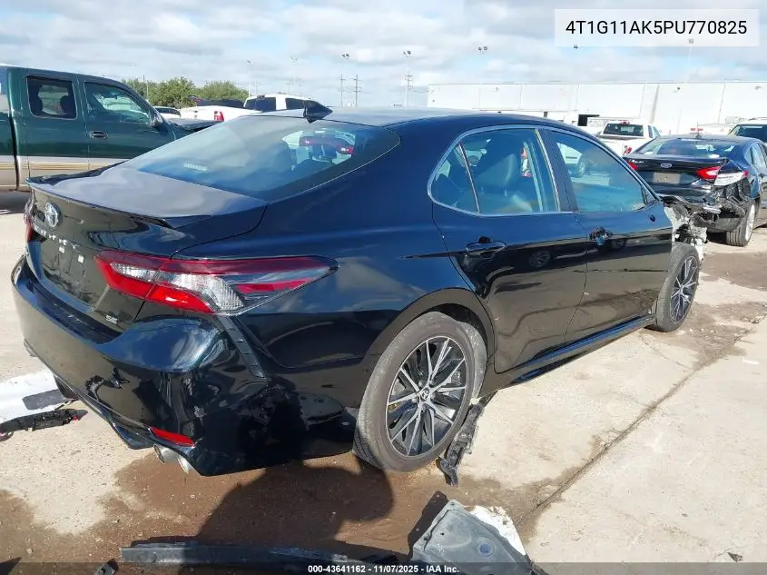 4T1G11AK5PU770825 2023 Toyota Camry Se