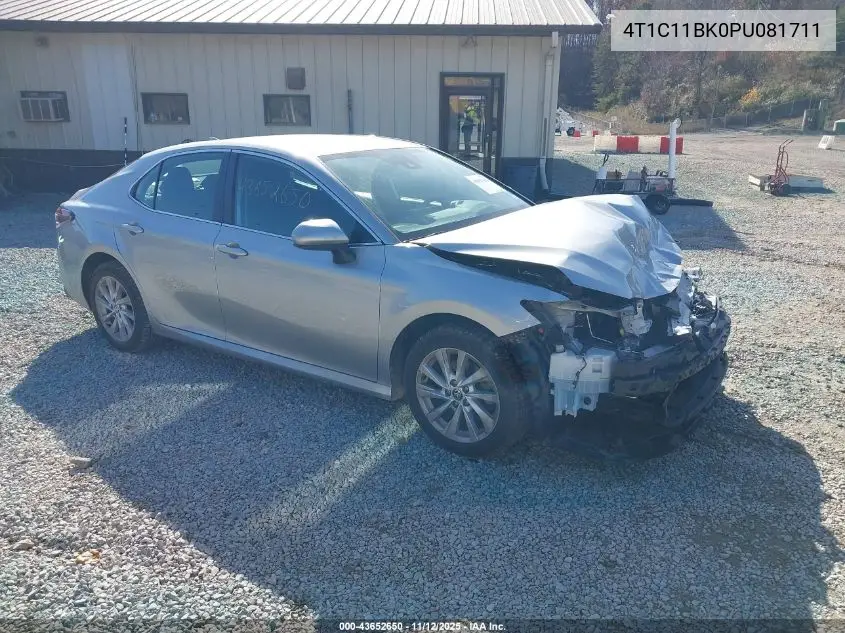 4T1C11BK0PU081711 2023 Toyota Camry Le